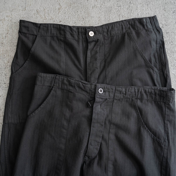 around 1980s Germany HBT easy work pants -over dyed-