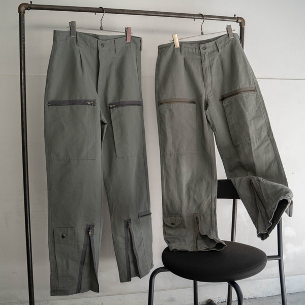 2000s Italian military helicopter crew pants ‘dead stock’ -strange pattern- -2