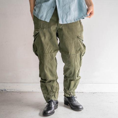 1960s Belgium military cargo pants with magazine pocket