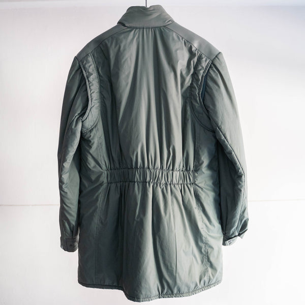 1980s Italian police puff coat 'dead stock' -without epaulette-