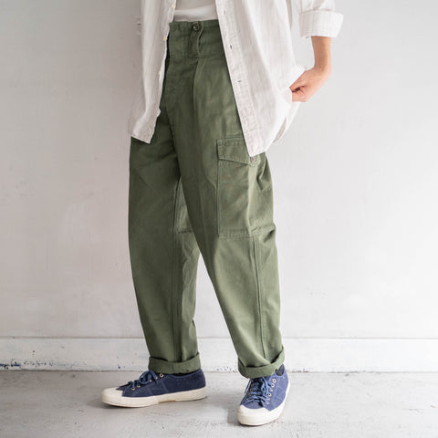 1970s Belgium military one-cargo pants with magazine pocket