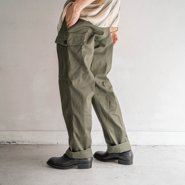 1970s Belgium military one-cargo pants with magazine pocket 'dead stock'