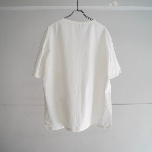 1980s Italian military cotton 100 v neck shirt 'dead stock'