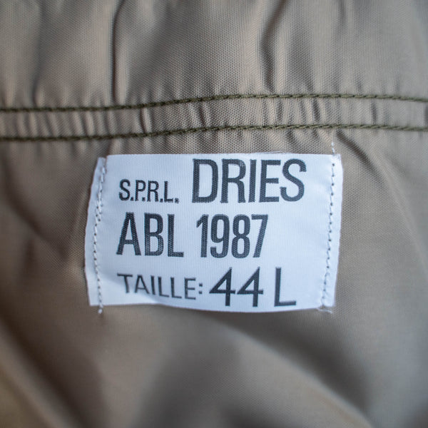 1980s Belgium military wool dress pants 'dead stock'