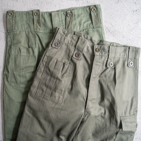 1970s Belgium military one-cargo pants with magazine pocket 'dead stock'