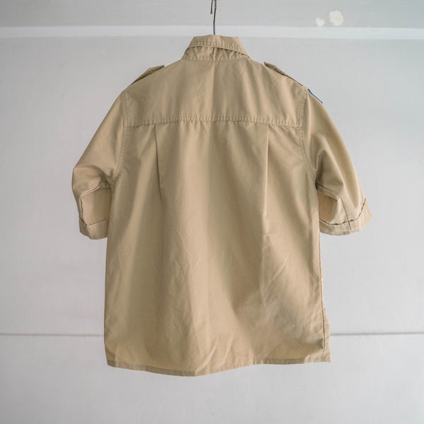 1970-90s 'BOY SCOUTS OF AMERICA' uniform shirt -remake- -1