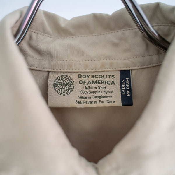 1970-90s 'BOY SCOUTS OF AMERICA' uniform shirt -remake- -4
