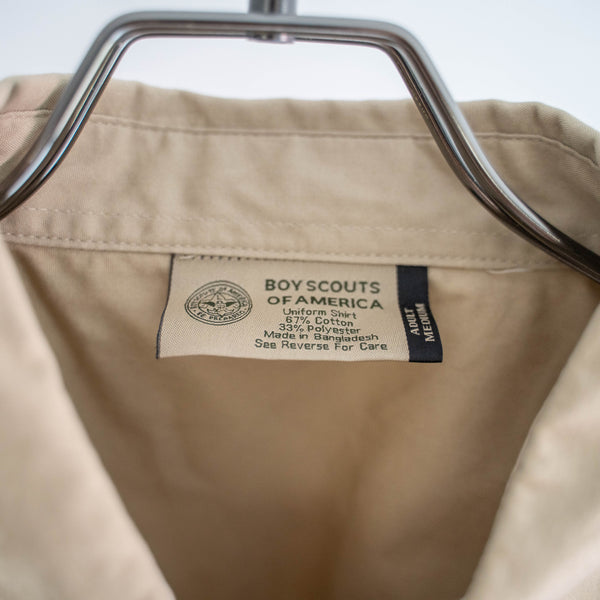 1970-90s 'BOY SCOUTS OF AMERICA' uniform shirt -remake- -8