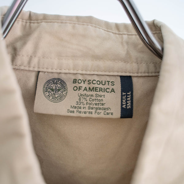 1970-90s 'BOY SCOUTS OF AMERICA' uniform shirt -remake- -3