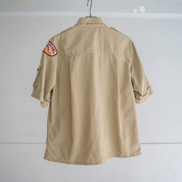 1970-90s 'BOY SCOUTS OF AMERICA' uniform shirt -remake- -6