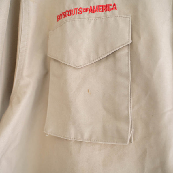 1970-90s 'BOY SCOUTS OF AMERICA' uniform shirt -remake- -9