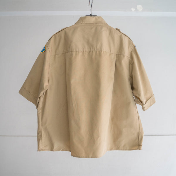 1970-90s 'BOY SCOUTS OF AMERICA' uniform shirt -remake- -9