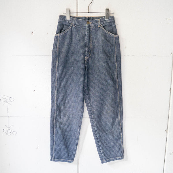 1990s indigo blue denim corduroy pants