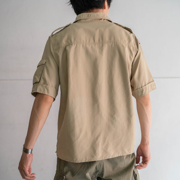 1970-90s 'BOY SCOUTS OF AMERICA' uniform shirt -remake- -4