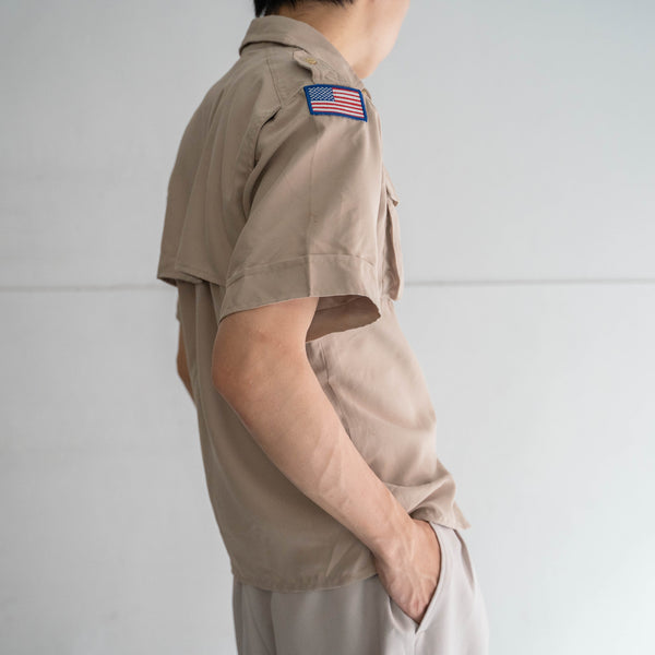 1970-90s 'BOY SCOUTS OF AMERICA' uniform shirt -remake- -5