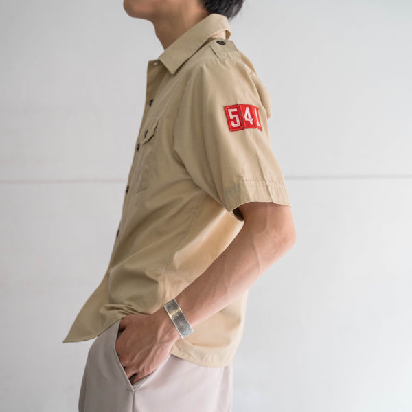 1970-90s 'BOY SCOUTS OF AMERICA' uniform shirt -remake- -7