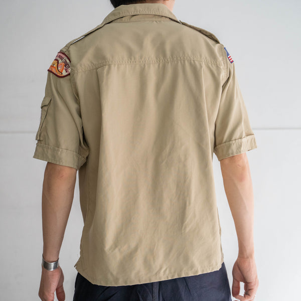 1970-90s 'BOY SCOUTS OF AMERICA' uniform shirt -remake- -6