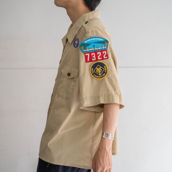 1970-90s 'BOY SCOUTS OF AMERICA' uniform shirt -remake- -10