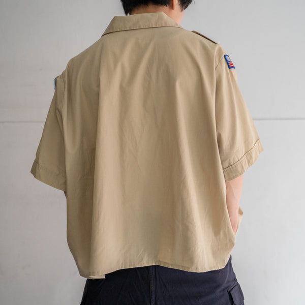 1970-90s 'BOY SCOUTS OF AMERICA' uniform shirt -remake- -10