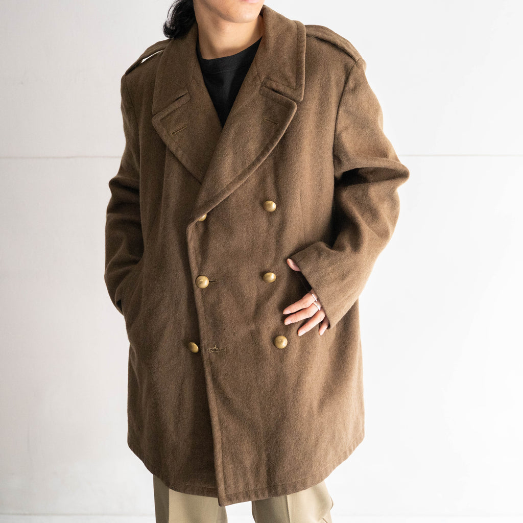 French Military 40s pea coat ピーコート着丈が85cm - ピーコート