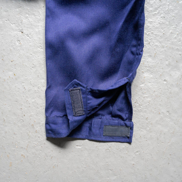 1970-80s Italian military blue color all-in-one -with belt- 'dead stock'