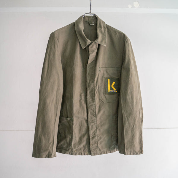 1970s Germany olive work jacket with patch