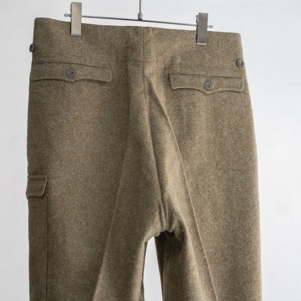 1950s Italian military wool battle dress pants 'dead stock'