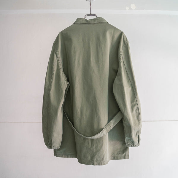1970-80s Italy light green work jacket/coat with patch