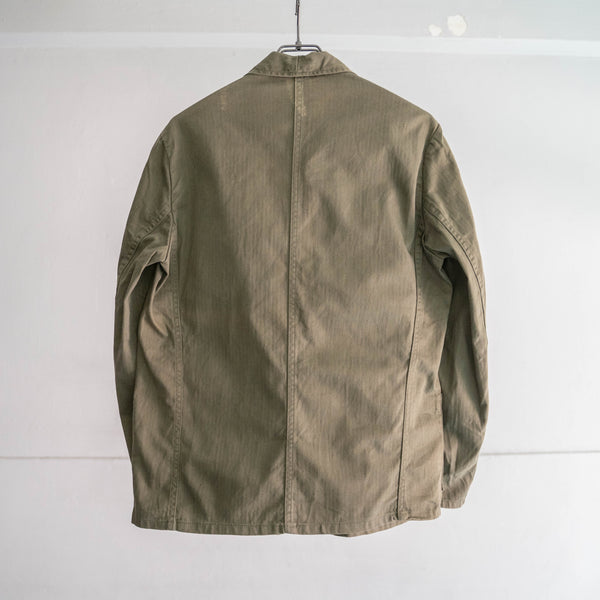 1970s Germany olive HBT work jacket