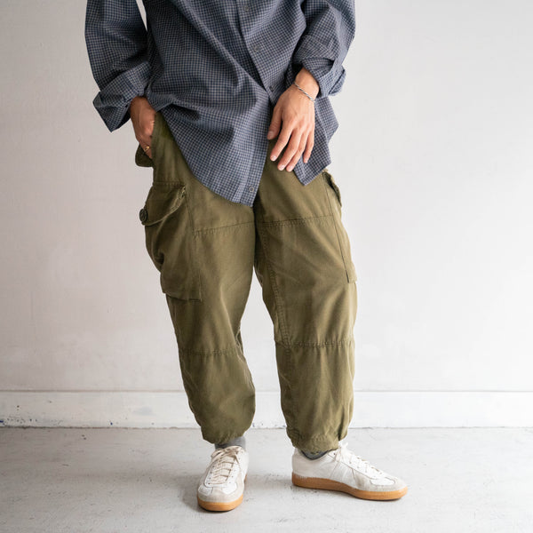 1990-00s Canada light weight cargo pants 'CADETS CANADA'