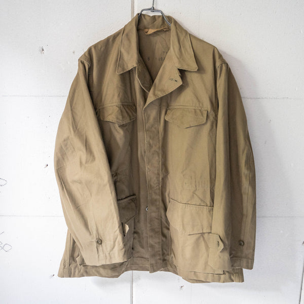 1940-50s French military M-47 field jacket -without epaulette- 'early model' 'dead stock'