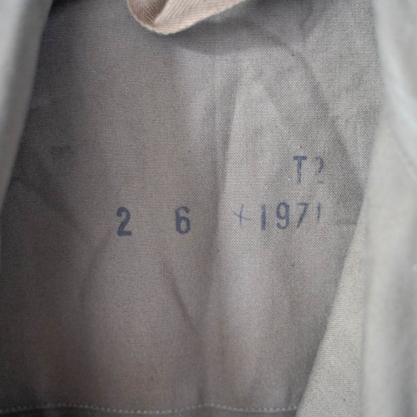 1940-50s French military M-47 field jacket -without epaulette- 'early model' 'dead stock'