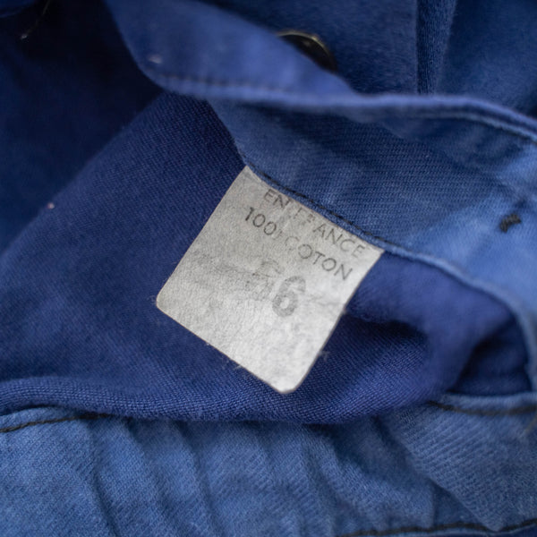 1970s France blue moleskin pants -waist remake-