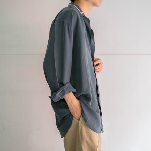 1980-90s GOOUCH SUMIKURO silk 100 l/s shirt 'dead stock'
