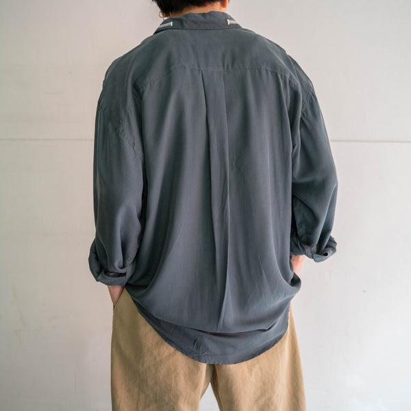1980-90s GOOUCH SUMIKURO silk 100 l/s shirt 'dead stock'