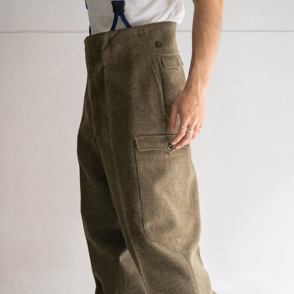 1950s Italian military wool battle dress pants 'dead stock'