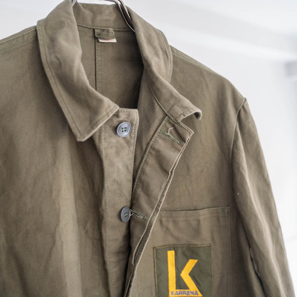1970s Germany olive work jacket with patch