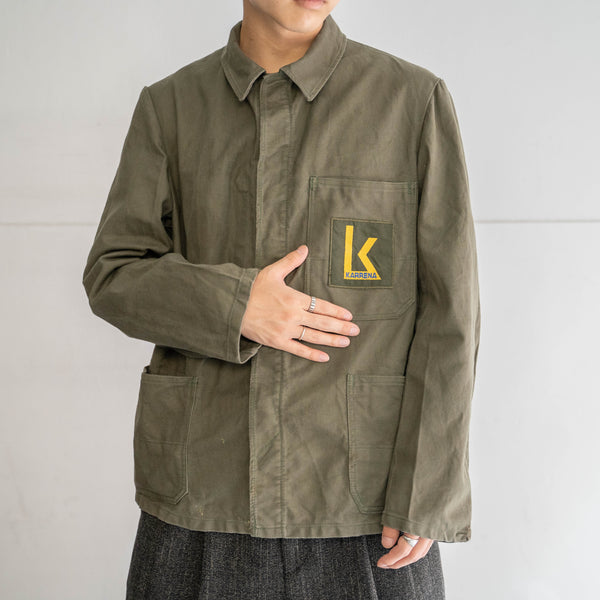 1970s Germany olive work jacket with patch