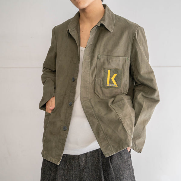 1970s Germany olive work jacket with patch