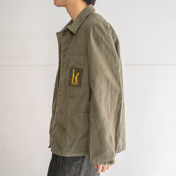 1970s Germany olive work jacket with patch