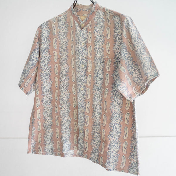 2000s paisley pattern short sleeve shirt 'remake'