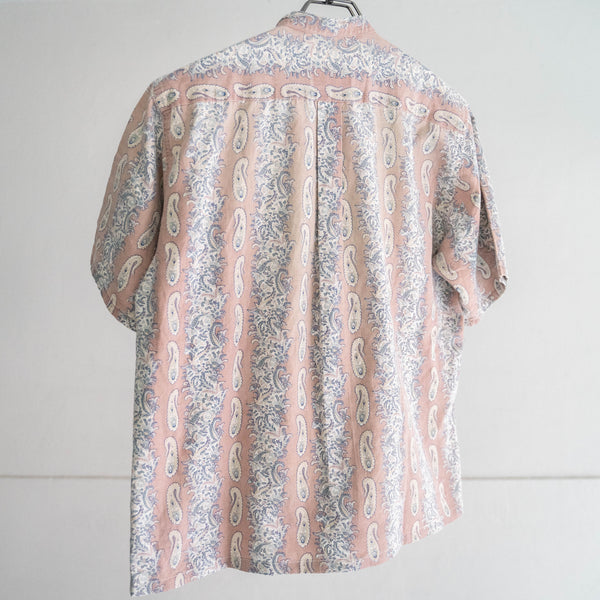 2000s paisley pattern short sleeve shirt 'remake'