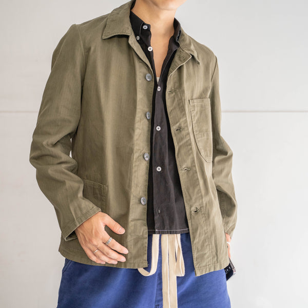 1970s Germany olive HBT work jacket