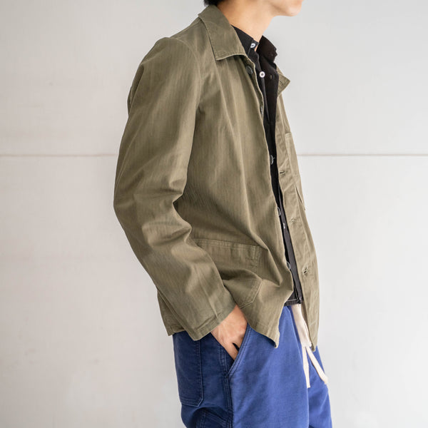 1970s Germany olive HBT work jacket
