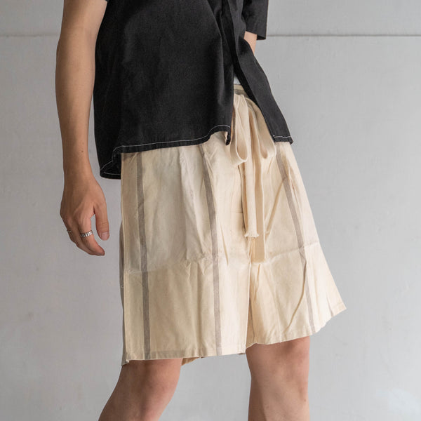 around 1970s Italian military prisoner shorts 'dead stock' -good dirt & remake-