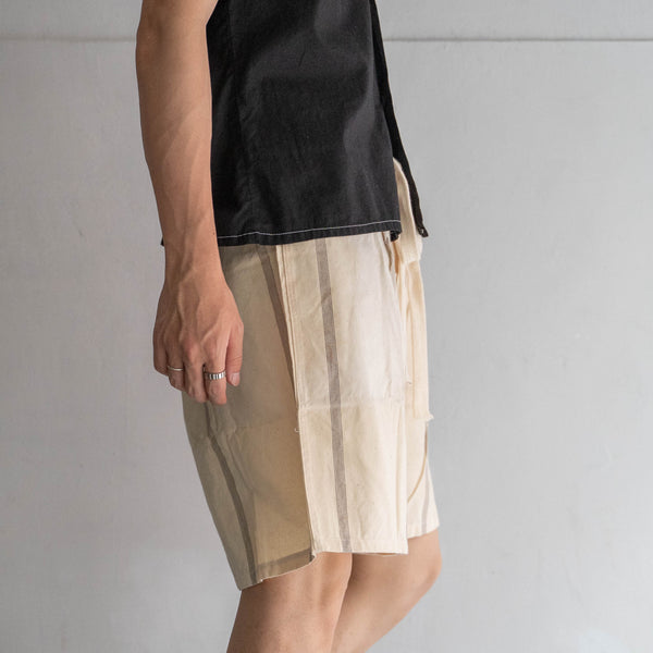 around 1970s Italian military prisoner shorts 'dead stock' -good dirt & remake-