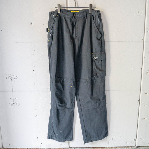 around 1990s black color cargo work pants -good gimmick-