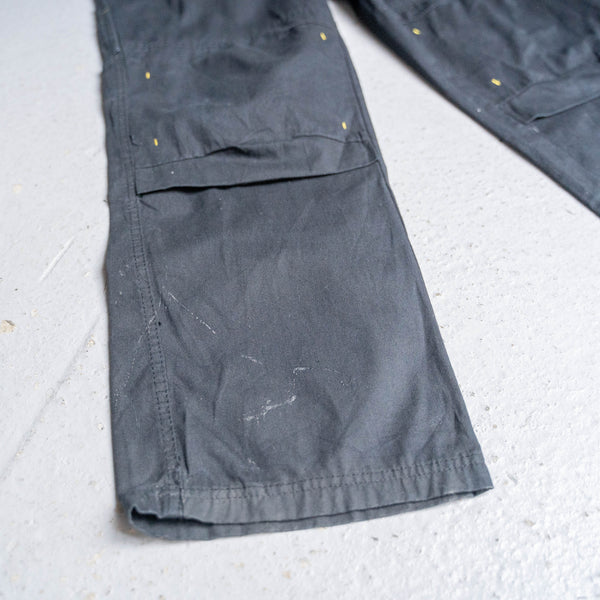 around 1990s black color cargo work pants -good gimmick-