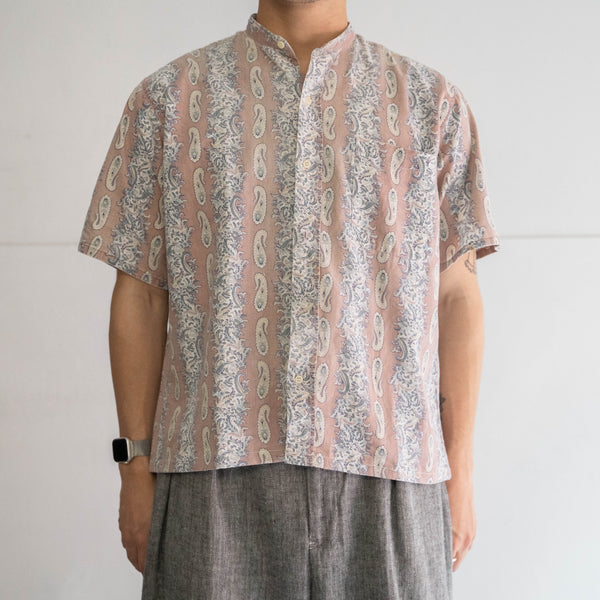 2000s paisley pattern short sleeve shirt 'remake'