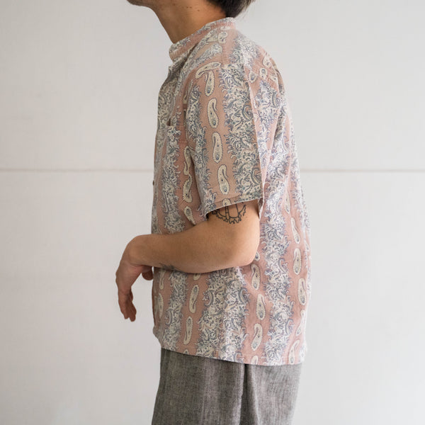 2000s paisley pattern short sleeve shirt 'remake'